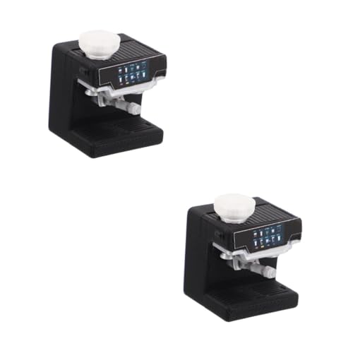 HANABASS 2 Stück Miniatur Kaffeemaschine Puppenhaus Modern Stilvolles Küchenmöbel Multifunktionales Zubehör Kindersicheres Miniaturspielzeug für Detaillierte Back und Küchenszenen HANABASS 2 Stück Miniatur Kaffeemaschine Puppenhaus Modern Stilvolles Küchenmöbel Multifunktionales Zubehör Kindersicheres Miniaturspielzeug für Detaillierte Back und Küchenszenen von HANABASS