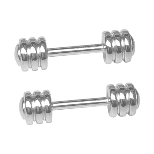 HANABASS 2 Stück Miniatur Metall Hantel Modell Fitness Deko für Puppenhaus Miniatursportgerät für Mini Zimmerdekoration Kompaktes Design und Stabiler Stand HANABASS 2 Stück Miniatur Metall Hantel Modell Fitness Deko für Puppenhaus Miniatursportgerät für Mini Zimmerdekoration Kompaktes Design und Stabiler Stand von HANABASS