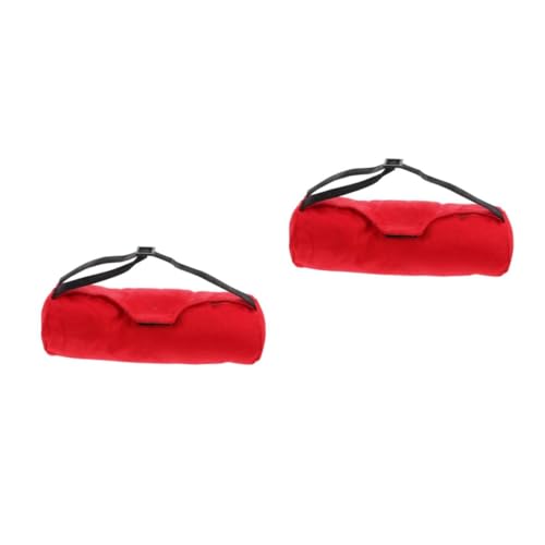 HANABASS 2 Stück Miniatur Rucksack Scale für Puppen Zubehör Leicht und Tragbar Rucksack für Soldatenmodell Rotes Puppen Accessoire mit Detailgetreuer Verarbeitung von HANABASS