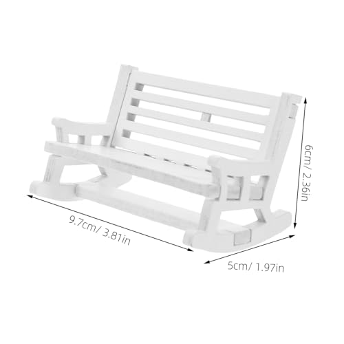 HANABASS 2 Stück Miniatur Vintage Holz Schaukelstuhl Feine Details Künstlerische Dekoration für Puppenhaus Mikro Landschaft Tischdekoration Stilvolle Wohnraum Verschönerung HANABASS 2 Stück Miniatur Vintage Holz Schaukelstuhl Feine Details Künstlerische Dekoration für Puppenhaus Mikro Landschaft Tischdekoration Stilvolle Wohnraum Verschönerung von HANABASS
