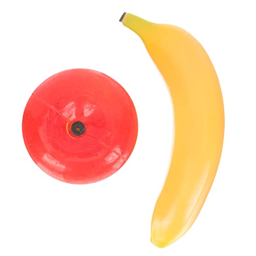 HANABASS 2 Stück Musikalisches Obst Percussion Instrument Teilig Apfel Banane Frühe Bildungsspielzeuge für Geburtstage und Interaktive Eltern Aktivitäten von HANABASS