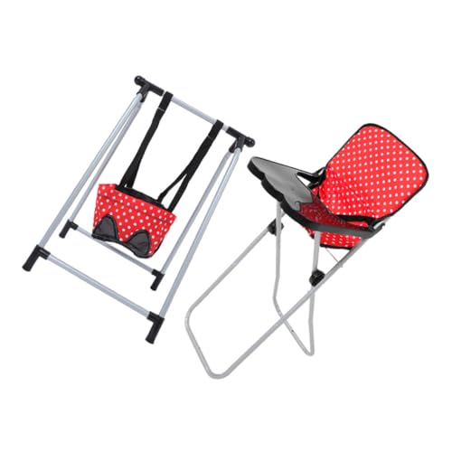 HANABASS 2 Stück Puppenzubehör Schaukel Für Entzückendes Hochstuhl Für Babypuppe Hochstuhl Für Puppen Babypuppe Hochstuhl Und Zubehör Puppenhaus Foto Requisiten Babypuppenstuhl Stoff Rot HANABASS 2 Stück Puppenzubehör Schaukel Für Entzückendes Hochstuhl Für Babypuppe Hochstuhl Für Puppen Babypuppe Hochstuhl Und Zubehör Puppenhaus Foto Requisiten Babypuppenstuhl Stoff Rot von HANABASS