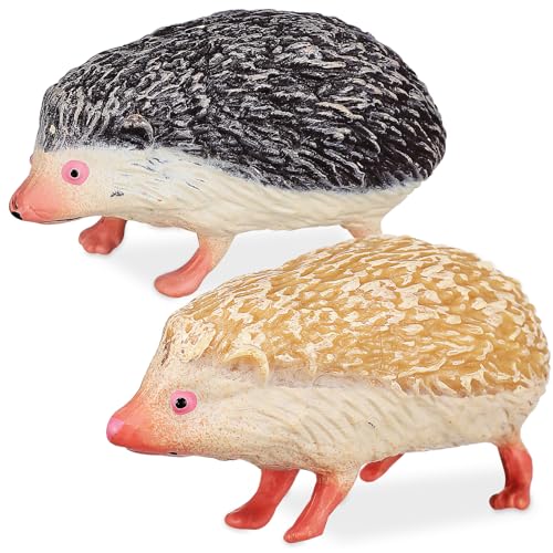 HANABASS 2 Stück Realistische Igel Figuren Dekorative Kunststoff Ornamente für Garten Dollhouse und Heimdekoration Handbemalt und Sicher für und Feste HANABASS 2 Stück Realistische Igel Figuren Dekorative Kunststoff Ornamente für Garten Dollhouse und Heimdekoration Handbemalt und Sicher für und Feste von HANABASS