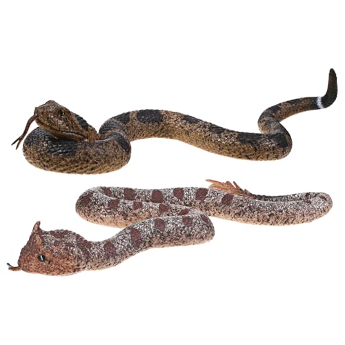 HANABASS 2 Stück Realistisches Teiliges Schlangenspielzeug aus Hautfreundlichem TPR Weiches Fake Snake Toy für Halloween Deko Streiche Gartenrequisiten Hautschonend Langlebig Einfach zu HANABASS 2 Stück Realistisches Teiliges Schlangenspielzeug aus Hautfreundlichem TPR Weiches Fake Snake Toy für Halloween Deko Streiche Gartenrequisiten Hautschonend Langlebig Einfach zu von HANABASS