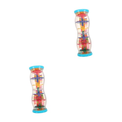 HANABASS 2 Stück Regenstab Musikinstrument Kunststoff Shaker Pädagogisches Regenklangspielzeug für Kognitive Fähigkeiten Vielseitiges Percussion Langlebiger Sensorisch Fördernd HANABASS 2 Stück Regenstab Musikinstrument Kunststoff Shaker Pädagogisches Regenklangspielzeug für Kognitive Fähigkeiten Vielseitiges Percussion Langlebiger Sensorisch Fördernd von HANABASS
