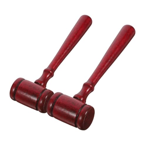 HANABASS 2 Stück Richterhammer aus Holz Auktionshammer Mini Und Gerichtshammer Richter Hammer Dame Gerichtshämmer Hammer für Richter Hammer-Zubehör Holzhammer Hammerverzierung Lotusbaum rot HANABASS 2 Stück Richterhammer aus Holz Auktionshammer Mini Und Gerichtshammer Richter Hammer Dame Gerichtshämmer Hammer für Richter Hammer-Zubehör Holzhammer Hammerverzierung Lotusbaum rot von HANABASS