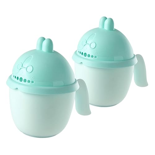 HANABASS 2 Stück Rinse Becher Cartoon Design Shampoo Spender für Ergonomischer Haarwaschbecher mit Deckel für Sicheres HANABASS 2 Stück Rinse Becher Cartoon Design Shampoo Spender für Ergonomischer Haarwaschbecher mit Deckel für Sicheres von HANABASS