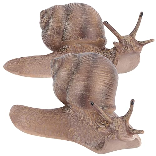 HANABASS 2 Stück Schneckenmodell gefälschte Schneckenfiguren realistisch tierfiguren für Animal Figures caakg kinderspielzeug Schneckenskulptur Modell Einer Schneckenfigur Plastik HANABASS 2 Stück Schneckenmodell gefälschte Schneckenfiguren realistisch tierfiguren für Animal Figures caakg kinderspielzeug Schneckenskulptur Modell Einer Schneckenfigur Plastik von HANABASS