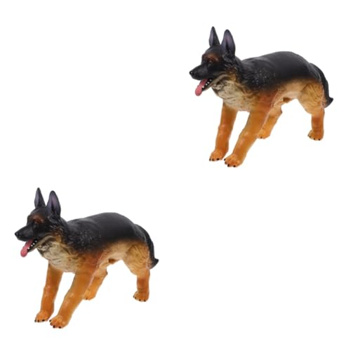 HANABASS 2 Stück Simulation Hundemodell Dekofigur aus Robustem Material Kleines Dekoratives Haustier Realistische Miniatur für Zuhause und Büro für und Sammler HANABASS 2 Stück Simulation Hundemodell Dekofigur aus Robustem Material Kleines Dekoratives Haustier Realistische Miniatur für Zuhause und Büro für und Sammler von HANABASS
