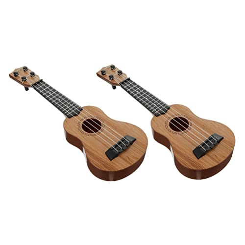 HANABASS 2 Stück Simulation Ukulele Teiliges aus Robustem Kindersicherem Musikalisches Lerninstrument für Frühe Bildung und Interesseförderung Geeignet für Kleinkinder und Kindergarten HANABASS 2 Stück Simulation Ukulele Teiliges aus Robustem Kindersicherem Musikalisches Lerninstrument für Frühe Bildung und Interesseförderung Geeignet für Kleinkinder und Kindergarten von HANABASS
