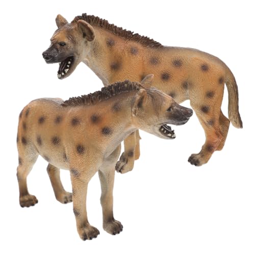 HANABASS 2 Stück Simulierte Hyänen-spielfiguren, Afrikanische Wildtier-tiermodelle, Kunststoff-hyänen-Spielzeug Für Kinder, Ideal Für Pädagogisches Spielen Und Sammeln HANABASS 2 Stück Simulierte Hyänen-spielfiguren, Afrikanische Wildtier-tiermodelle, Kunststoff-hyänen-Spielzeug Für Kinder, Ideal Für Pädagogisches Spielen Und Sammeln von HANABASS