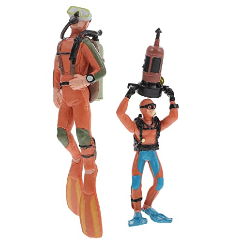 HANABASS 2 Stück Simulierte Taucherfiguren Niedliche Unterwasser Explorer Puppen für Dekoration und Lernspielzeug HANABASS 2 Stück Simulierte Taucherfiguren Niedliche Unterwasser Explorer Puppen für Dekoration und Lernspielzeug von HANABASS