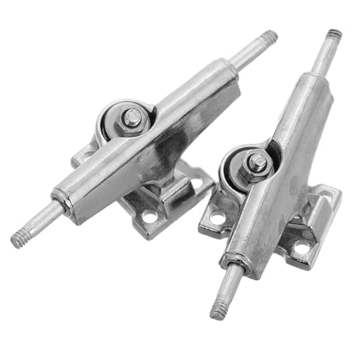 HANABASS 2 Stück Skateboardständer Skatetruck Skate -Board -LKW Zubehör für Finger-Skateboards Soft-Trucks-Skateboard Skateboard-Trucks und -Räder Mini -Skateboardspielzeug Metall Silber HANABASS 2 Stück Skateboardständer Skatetruck Skate -Board -LKW Zubehör für Finger-Skateboards Soft-Trucks-Skateboard Skateboard-Trucks und -Räder Mini -Skateboardspielzeug Metall Silber von HANABASS