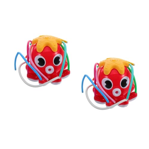 HANABASS 2 Stück Sommer Wasserspielzeug Sprinkler Wassersprühspielzeug Outdoor Garten Pool Party Wassersprenger Interaktives Meerestier für Jungen Mädchen von HANABASS