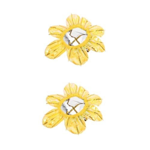 HANABASS 2 Stück Sonnenblumen Kostüm Kopfschmuck Gelbes Blumen Headband Einfach Anzuziehen Für Kindergarten Party Aufführungen Rollenspiel von HANABASS