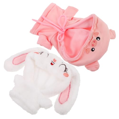 HANABASS 2 Stück Sweatshirt Puppen Kapuzenpullover von HANABASS