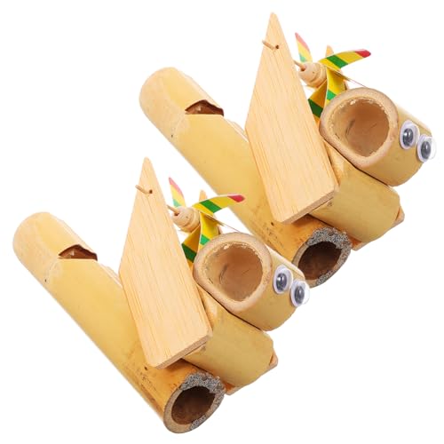 HANABASS 2 Stück Teiliges Bambus Pfeifenspielzeug für Ergonomisch Gestaltet Leicht Tragbar Pädagogisches Musikinstrument DIY Vogelpfeifen für Spielerisches Musiklernen HANABASS 2 Stück Teiliges Bambus Pfeifenspielzeug für Ergonomisch Gestaltet Leicht Tragbar Pädagogisches Musikinstrument DIY Vogelpfeifen für Spielerisches Musiklernen von HANABASS