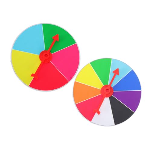 HANABASS 2 Stück Teiliges Lotterierad Drehrad Partyspiel Pädagogisches PVC Robust für Unterricht Aktivitäten Geburtstagsfeiern und Veranstaltungen HANABASS 2 Stück Teiliges Lotterierad Drehrad Partyspiel Pädagogisches PVC Robust für Unterricht Aktivitäten Geburtstagsfeiern und Veranstaltungen von HANABASS
