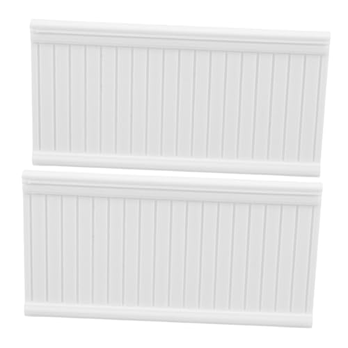 HANABASS 2 Stück Teiliges Miniatur Puppenhaus Wainscot Wandverkleidung aus Robustem Material Einzigartige Gestaltung für Puppenhaus Deko und Zubehör HANABASS 2 Stück Teiliges Miniatur Puppenhaus Wainscot Wandverkleidung aus Robustem Material Einzigartige Gestaltung für Puppenhaus Deko und Zubehör von HANABASS