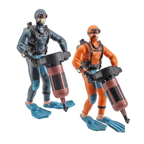 HANABASS 2 Stück Teiliges Miniatur Taucher Figur Aquarium Deko Schwimmend Langlebiges Kunststoffmodell Platzsparend Lebensecht Gestaltet für Fischbecken und Unterwasser Dekoration HANABASS 2 Stück Teiliges Miniatur Taucher Figur Aquarium Deko Schwimmend Langlebiges Kunststoffmodell Platzsparend Lebensecht Gestaltet für Fischbecken und Unterwasser Dekoration von HANABASS