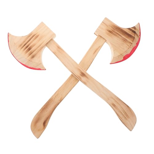HANABASS 2 Stück Teiliges Realistisches Holz mit Robustes Festival Kostümzubehör für Fotorequisite und Party Deko HANABASS 2 Stück Teiliges Realistisches Holz mit Robustes Festival Kostümzubehör für Fotorequisite und Party Deko von HANABASS