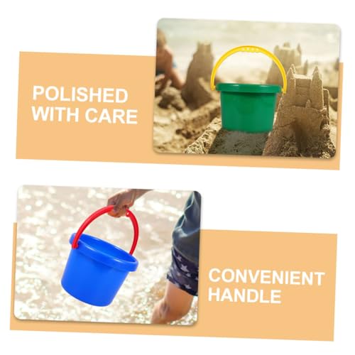 HANABASS 2 Stück Teiliges Sandspielzeug mit Ergonomischem Griff Strapazierfähiger Strandeimer für Vielseitig als Sand und Aufbewahrungseimer Leicht und Langlebig für Sommerstrand und HANABASS 2 Stück Teiliges Sandspielzeug mit Ergonomischem Griff Strapazierfähiger Strandeimer für Vielseitig als Sand und Aufbewahrungseimer Leicht und Langlebig für Sommerstrand und von HANABASS