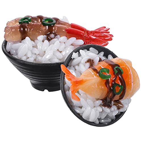 HANABASS 2 Stück Teiliges Sushi Modell Realistisches Spielküchen Zubehör für Lebensmittelechte Simulation für Kreative Spielideen und Fotografie HANABASS 2 Stück Teiliges Sushi Modell Realistisches Spielküchen Zubehör für Lebensmittelechte Simulation für Kreative Spielideen und Fotografie von HANABASS