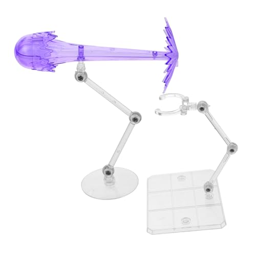 HANABASS 2 Stück Verstellbarer Action Figure Ständer Kunststoff Figur Halter Basis mit Flexiblen Winkeln Einfache Montage ohne Werkzeug Stabile Modellhalterung für Puppen und HANABASS 2 Stück Verstellbarer Action Figure Ständer Kunststoff Figur Halter Basis mit Flexiblen Winkeln Einfache Montage ohne Werkzeug Stabile Modellhalterung für Puppen und von HANABASS