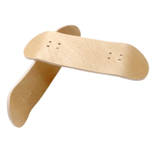 HANABASS 2 Stück Zubehör Für Finger-Skateboards Deck Für Fingerskateboard Finger-Skateboard-ersatzdecks DIY Finger-Skateboard-Deck Fingerskateboard Aus Holz Ahorn von HANABASS