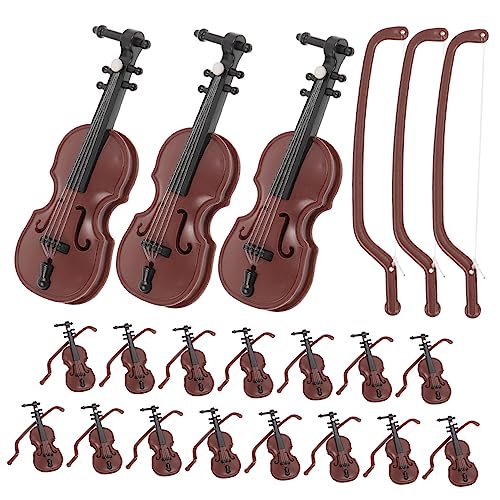 HANABASS 20 Sätze Mini Geigen Modelle aus Dekorative Musikinstrumente für Schreibtisch Weihnachtsdeko und DIY Projekte für Musikliebhaber HANABASS 20 Sätze Mini Geigen Modelle aus Dekorative Musikinstrumente für Schreibtisch Weihnachtsdeko und DIY Projekte für Musikliebhaber von HANABASS