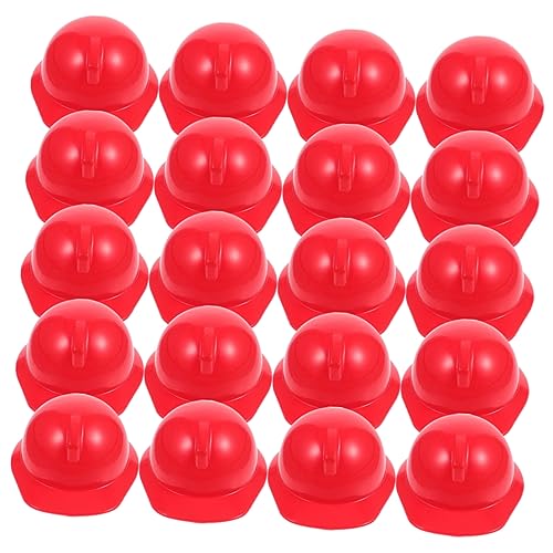 HANABASS 20 Stck Miniatur Puppenhelme Rote Sicherheitshelme für Puppen Zubehör für Puppen Dekoration und Kostüme Langlebig und Sicher aus Gefertigt HANABASS 20 Stck Miniatur Puppenhelme Rote Sicherheitshelme für Puppen Zubehör für Puppen Dekoration und Kostüme Langlebig und Sicher aus Gefertigt von HANABASS