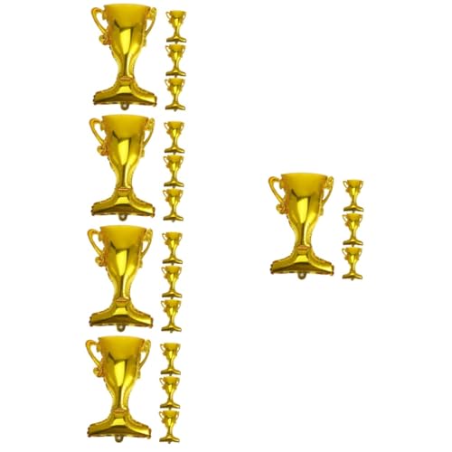 HANABASS 20 Stck. Teiliges Aluminiumfolie Luftballon Goldene Champion Trophäenform Langlebige Party Dekoration für Abschlussfeier und Fotorequisiten HANABASS 20 Stck. Teiliges Aluminiumfolie Luftballon Goldene Champion Trophäenform Langlebige Party Dekoration für Abschlussfeier und Fotorequisiten von HANABASS