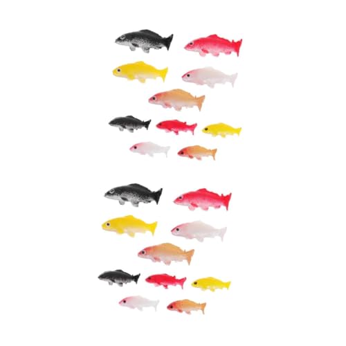 HANABASS 20 Stck. Teiliges Resin Mini Koi Fisch Farbenfrohe Miniatur Figuren Lebensechte Details Wetterfest für Aquarium Garten Teich und Dekoration HANABASS 20 Stck. Teiliges Resin Mini Koi Fisch Farbenfrohe Miniatur Figuren Lebensechte Details Wetterfest für Aquarium Garten Teich und Dekoration von HANABASS