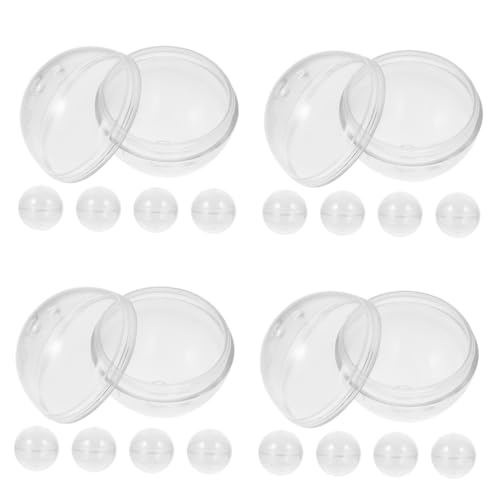 HANABASS 20 Stck. Transparente Befüllbare Kunststoffkugeln für Kapselautomaten Runde Klare Geschenkkugeln für Süßigkeiten Partygeschenke Sammelverpackung und Bastelprojekte HANABASS 20 Stck. Transparente Befüllbare Kunststoffkugeln für Kapselautomaten Runde Klare Geschenkkugeln für Süßigkeiten Partygeschenke Sammelverpackung und Bastelprojekte von HANABASS