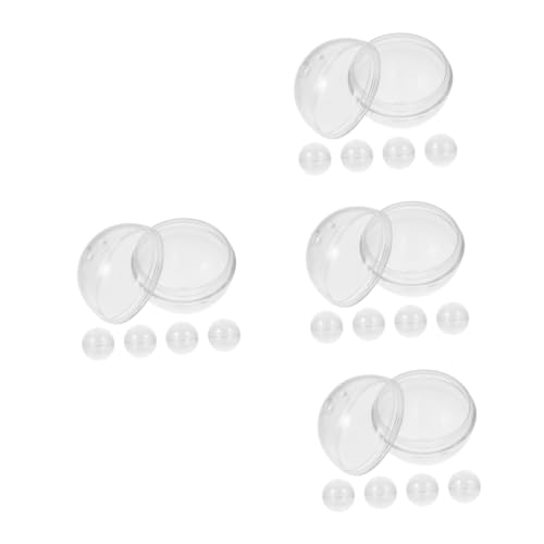 HANABASS 20 Stck. Transparente Kaugummiautomaten Kugeln Bruchsichere Befüllbare Kunststoffkapseln Rund Leicht zu Öffnen Vielseitig für Süßigkeiten HANABASS 20 Stck. Transparente Kaugummiautomaten Kugeln Bruchsichere Befüllbare Kunststoffkapseln Rund Leicht zu Öffnen Vielseitig für Süßigkeiten von HANABASS