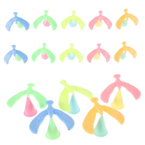 HANABASS 20Stücke Teiliges Mini Balancierender Vogel Spielzeug für Junge Mädchen Finger Balance Spielzeug Schwebender Vogel für Physikunterricht und Neugierde für Tischdekoration von HANABASS