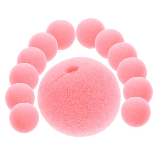 HANABASS 20 Stück Clown Nase aus Schwamm Rosa Cosplay Kostümzubehör für Karneval Halloween Mottopartys und Bühnenaufführungen HANABASS 20 Stück Clown Nase aus Schwamm Rosa Cosplay Kostümzubehör für Karneval Halloween Mottopartys und Bühnenaufführungen von HANABASS