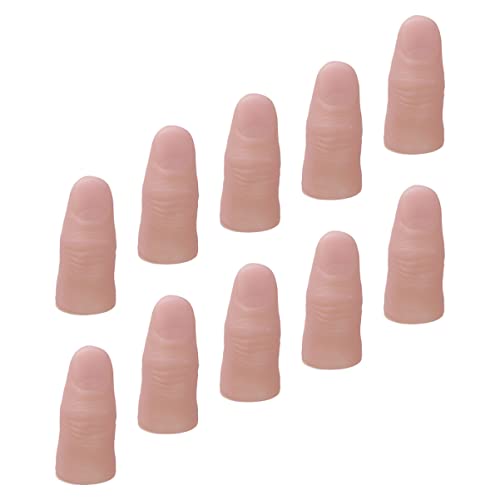 HANABASS 20 Stück Fake Fingers mit Nagel für Zaubershows Realistische Daumenspitzen Requisiten für Halloween und Scherze Sicher und Langlebig HANABASS 20 Stück Fake Fingers mit Nagel für Zaubershows Realistische Daumenspitzen Requisiten für Halloween und Scherze Sicher und Langlebig von HANABASS