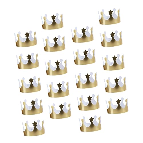 HANABASS 20 Stück Goldene Papierkronen Partyhüte Verstellbare Geburtstagskappen als Partyzubehör für Babypartys Hochzeiten Mottofeste und Fotorequisiten HANABASS 20 Stück Goldene Papierkronen Partyhüte Verstellbare Geburtstagskappen als Partyzubehör für Babypartys Hochzeiten Mottofeste und Fotorequisiten von HANABASS