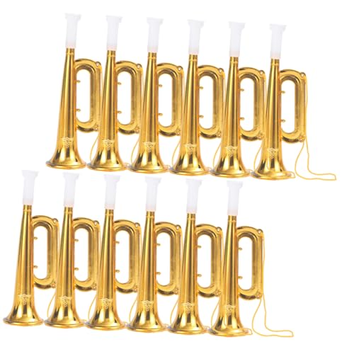 HANABASS 20 Stück Goldenes Horn simuliertes Trompetenspielzeug Kleines Trompetenspielzeug Trompetenspielzeug kleine Trompetenspielzeuge Noisemaker Plastik HANABASS 20 Stück Goldenes Horn simuliertes Trompetenspielzeug Kleines Trompetenspielzeug Trompetenspielzeug kleine Trompetenspielzeuge Noisemaker Plastik von HANABASS