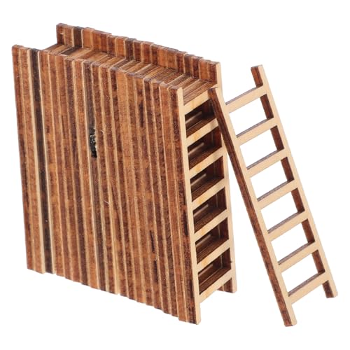 HANABASS 20 Stück Kleiner Holz Leiter Ornamente für Puppenhaus Dekoration Modell Leiter für Miniatur Garten Landschaft und Sandkasten HANABASS 20 Stück Kleiner Holz Leiter Ornamente für Puppenhaus Dekoration Modell Leiter für Miniatur Garten Landschaft und Sandkasten von HANABASS