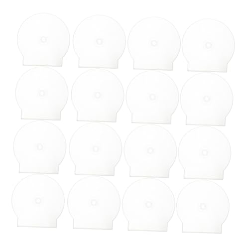 HANABASS 20 Stück Hüllen Klarsichthüllen Jewel Case Für Rundhülle Schutzhülle Halter Einzel Disc Halter Klarsicht Disc Hülle Rund Disc Hülle Disk Hülle Kunststoff Transparent von HANABASS