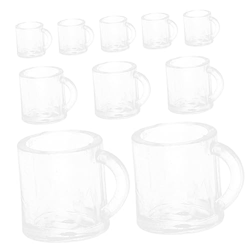 HANABASS 20 Stück Mini-Bierkrug Puppe Miniatur Zubehör Winzige Tassen Dollhouse Decor Winzige Wasserbecher Dekorative Tassenmodelle Mini-kaffeetasse Mini-tassen Plastik HANABASS 20 Stück Mini-Bierkrug Puppe Miniatur Zubehör Winzige Tassen Dollhouse Decor Winzige Wasserbecher Dekorative Tassenmodelle Mini-kaffeetasse Mini-tassen Plastik von HANABASS