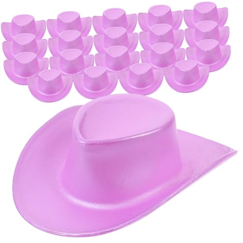 HANABASS 20 Stück Mini-Cowboyhut Kuhmädchenhut Cowgirl Kuhhut Mini-Hüte Party Weiß Miniaturhüte basteln Minihüte zum Basteln dekorative Miniaturhüte kleine Hüte zum Basteln Plastik Violett HANABASS 20 Stück Mini-Cowboyhut Kuhmädchenhut Cowgirl Kuhhut Mini-Hüte Party Weiß Miniaturhüte basteln Minihüte zum Basteln dekorative Miniaturhüte kleine Hüte zum Basteln Plastik Violett von HANABASS