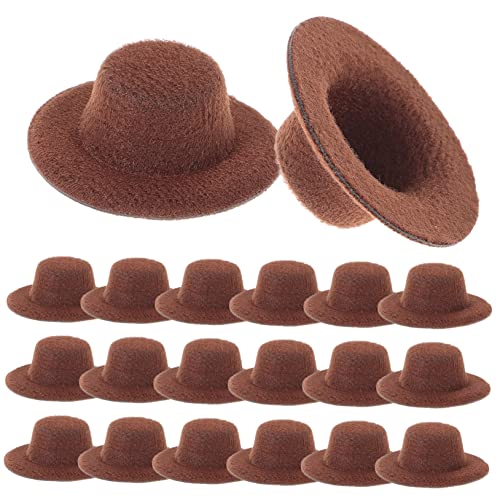 HANABASS 20 Stück Mini Jazz Hüte Miniatur Western Hüte für Puppen und Dollhouse Zubehör für DIY Kostüme und Partyspielzeug HANABASS 20 Stück Mini Jazz Hüte Miniatur Western Hüte für Puppen und Dollhouse Zubehör für DIY Kostüme und Partyspielzeug von HANABASS