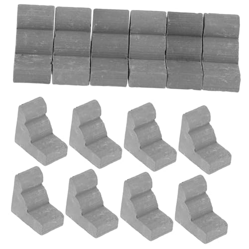 HANABASS 20 Stück Mini-Steine mini ziegelsteine Ziegel für Bauzwecke Mikrosteine Spielsteine Zubehör für den Puppenhausgarten Ziegel für den Garten Mini-Bausteine zum Basteln Ton Grey HANABASS 20 Stück Mini-Steine mini ziegelsteine Ziegel für Bauzwecke Mikrosteine Spielsteine Zubehör für den Puppenhausgarten Ziegel für den Garten Mini-Bausteine zum Basteln Ton Grey von HANABASS