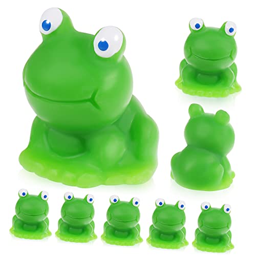 HANABASS 20 Stück Miniatur Froschfiguren Lebensnahe Tierornamente Harz für Garten Dekoration und Landschaftsdesign für Freunde von HANABASS