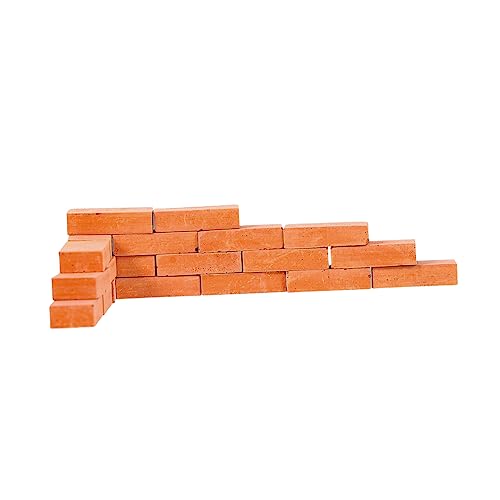 HANABASS 20 Stück Miniaturziegel Rote Rechteckige Bausteine für Modellbau und DIY Architekturmodelle Miniatur Garten Sandtisch Dekoration HANABASS 20 Stück Miniaturziegel Rote Rechteckige Bausteine für Modellbau und DIY Architekturmodelle Miniatur Garten Sandtisch Dekoration von HANABASS
