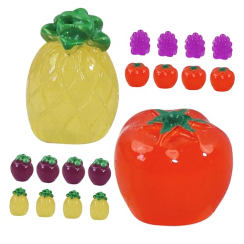 HANABASS 20 Stück Simuliertes Obst und Gemüse künstlich Apfel Gelb Früchte winzige Frucht falsches Obstdekor Mini-Kunstfruchtmodell Mini-Obstschmuck Mini-Fruchtmodell Harz HANABASS 20 Stück Simuliertes Obst und Gemüse künstlich Apfel Gelb Früchte winzige Frucht falsches Obstdekor Mini-Kunstfruchtmodell Mini-Obstschmuck Mini-Fruchtmodell Harz von HANABASS