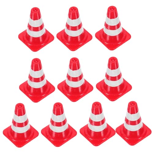 HANABASS 20 Stück Straßenschild Barrikadenmodell verkehrserziehung Miniatures zabawki stymulujące rozwój Pädagogisches kleine Verkehrsschilder zum täglichen Abs von HANABASS